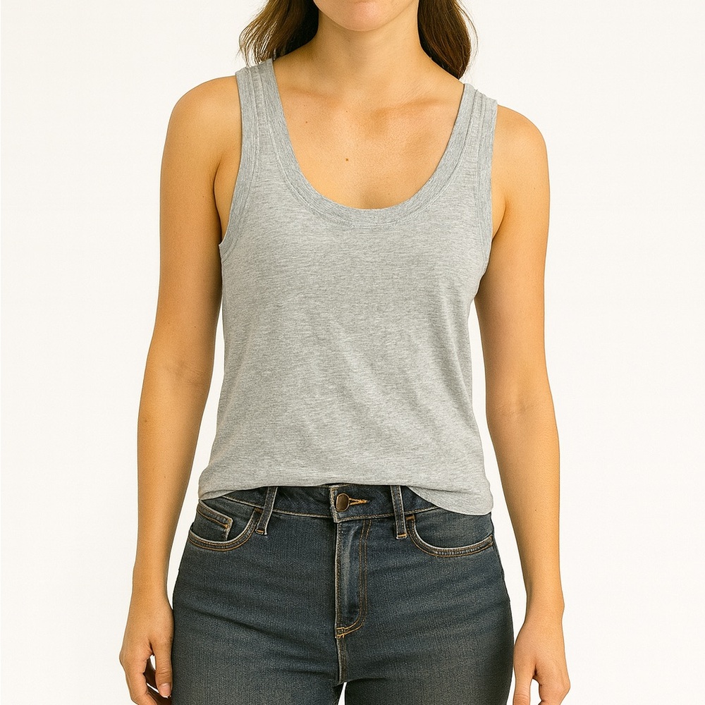 💜Aerie Size XL Grey Ribbed Tank Top.